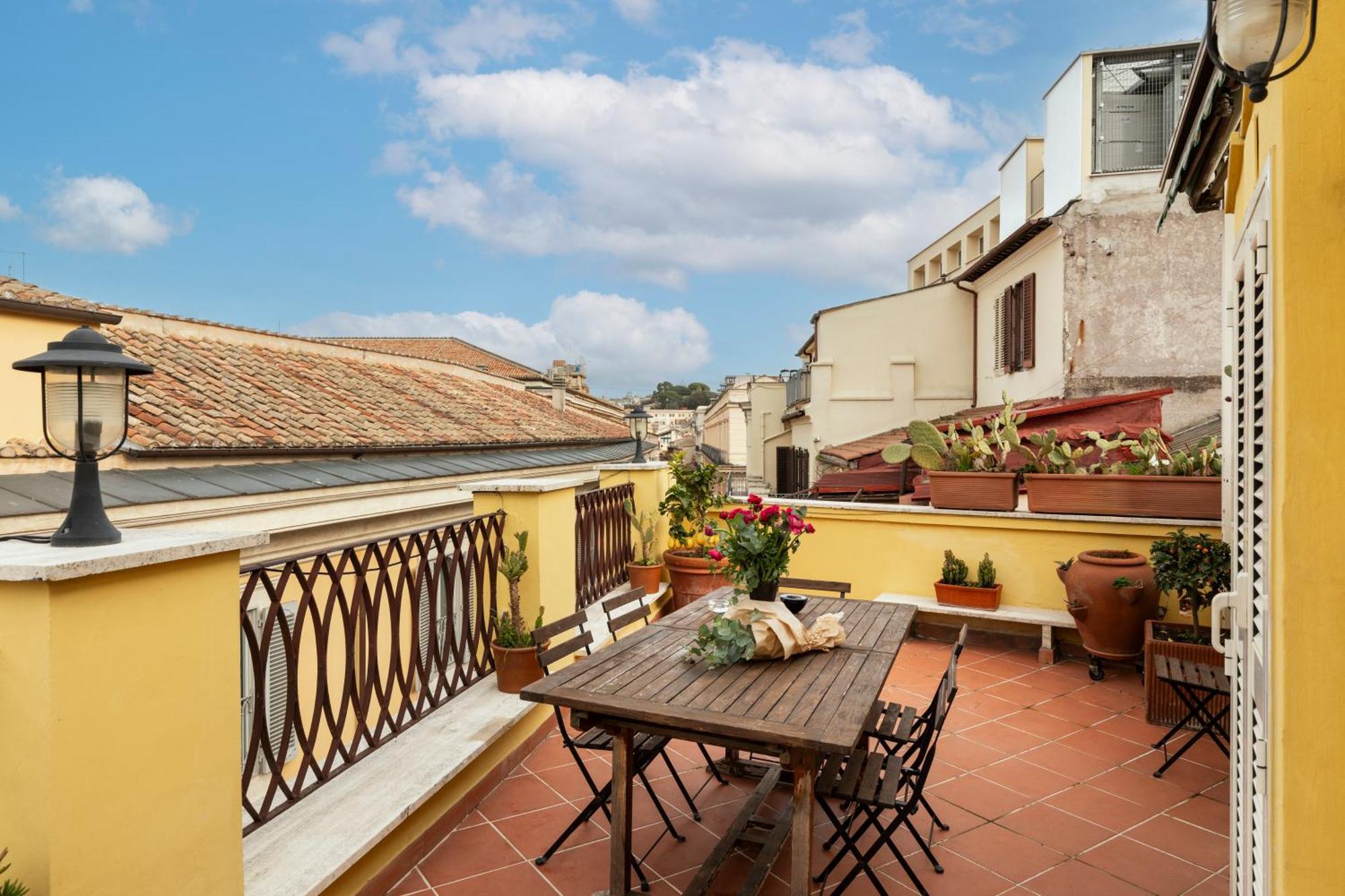 Trevi Charming Penthouse Lägenhet Rom Exteriör bild