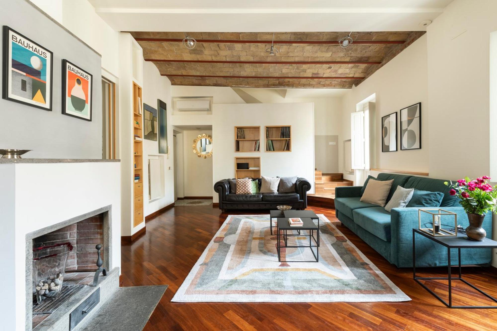 Trevi Charming Penthouse Lägenhet Rom Exteriör bild