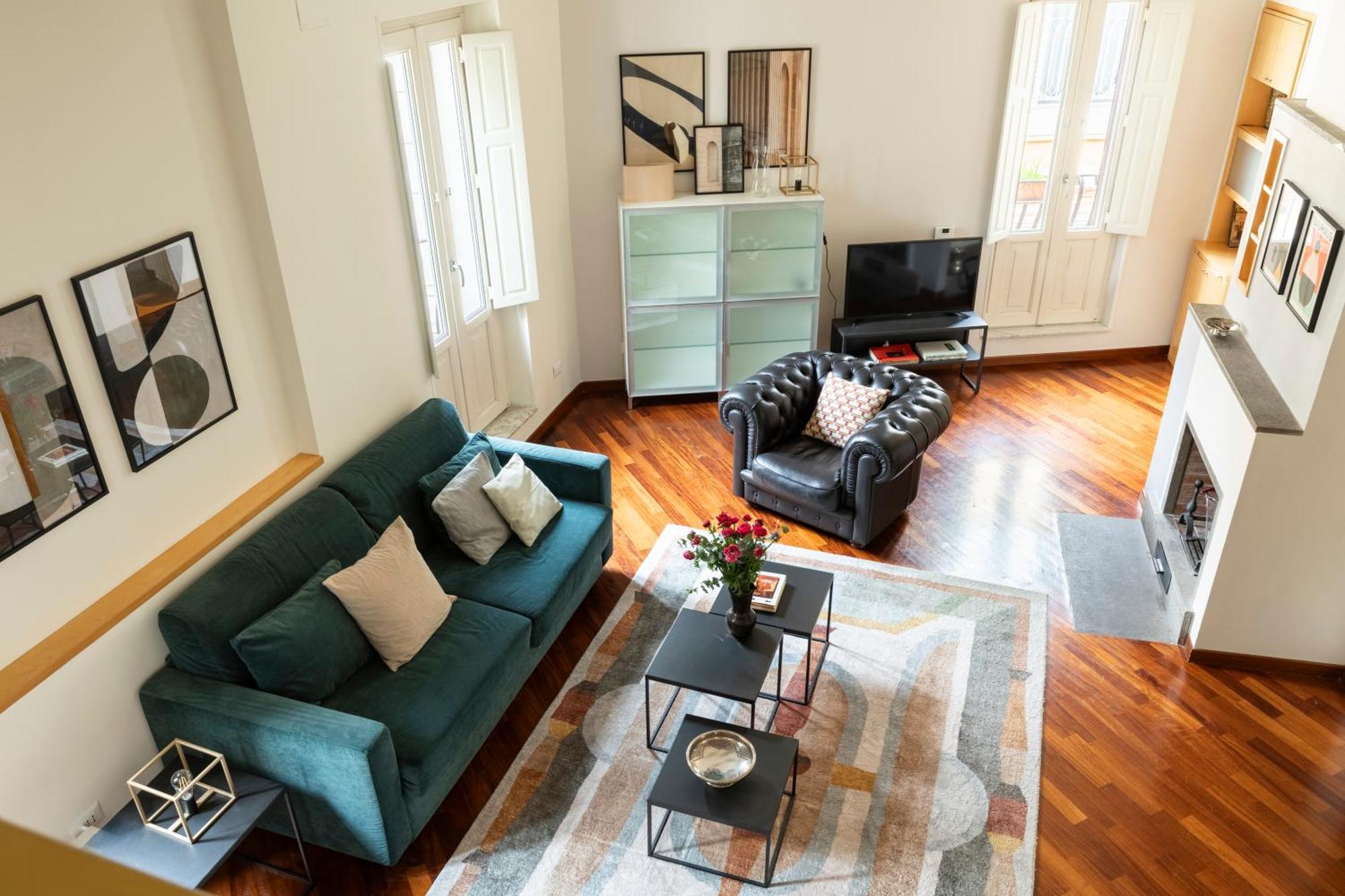 Trevi Charming Penthouse Lägenhet Rom Exteriör bild